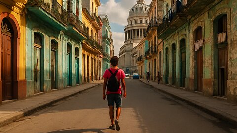 Ruhi Çenet | Cuba travel video | Real streets of Havana Cuba (ASMR City Sounds)