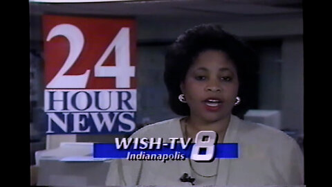 June 29, 1992 - 'All Nite Movie' Promo & Tina Cosby WISH 24 Hour News Update