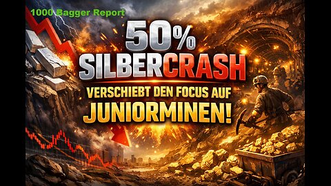 Silberaktien | Goldaktien - 50% Silbercrash verschiebt den Focus auf Juniorminen!