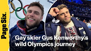 Gay skier Gus Kenworthy's wild Winter Olympics ride and anti-ICE backlash