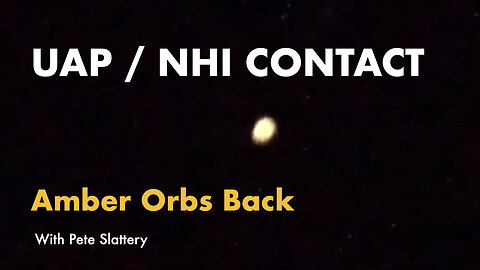 Amber Orbs Back