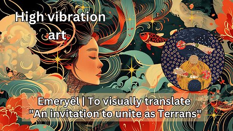 Emeryël | High vibration art to visually translate "An invitation to unite as Terrans"