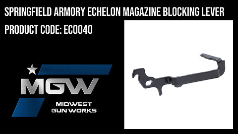 Springfield Armory Echelon Magazine Blocking Lever - EC0040