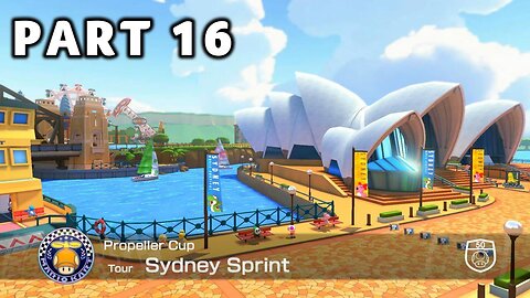 Mario Kart 8 Deluxe Grand Prix Mode - Part 16 - Propeller Cup 50cc | Switch | No Commentary