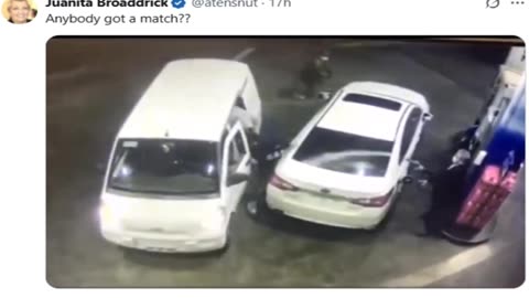 Man Fight Car Jackers At Pump With Gasoline - LMAO!!!!!