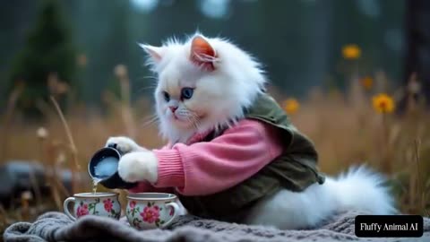 Adventurous Cats Camping In The Canadian Rockies