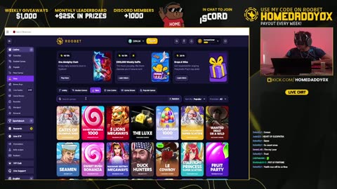 High Stake Gambling: Slots, Blackjack and HUGE GIVEAWAYS! Roobet