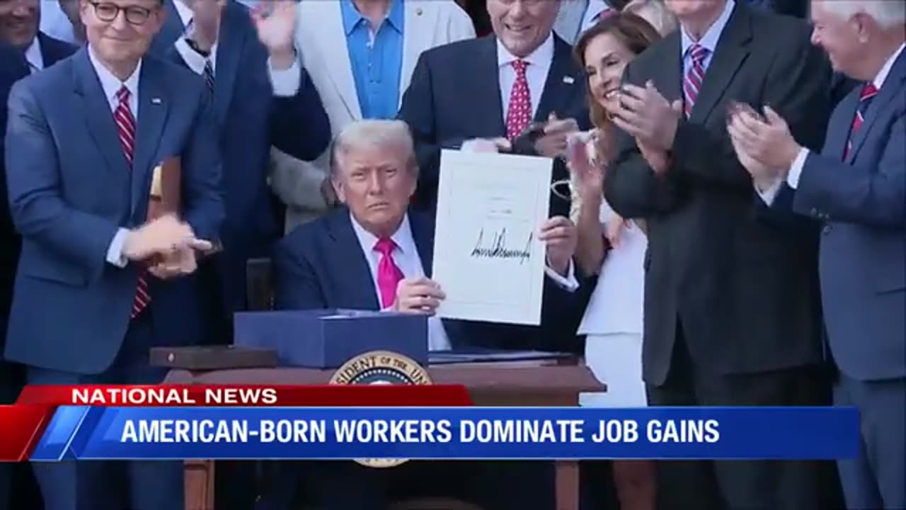 All Job Gains Go to Native-Born Under Trump