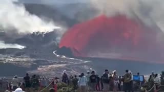 Kilauea volcano in Hawaii resumes eruptions, shooting lava 100 feet into the air