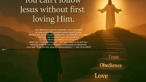 Are you just believing in Jesus… or are you loving Him?
