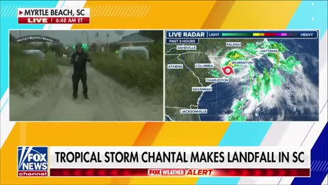 Tropical storm Chantal triggers flash flood concerns in the Carolinas