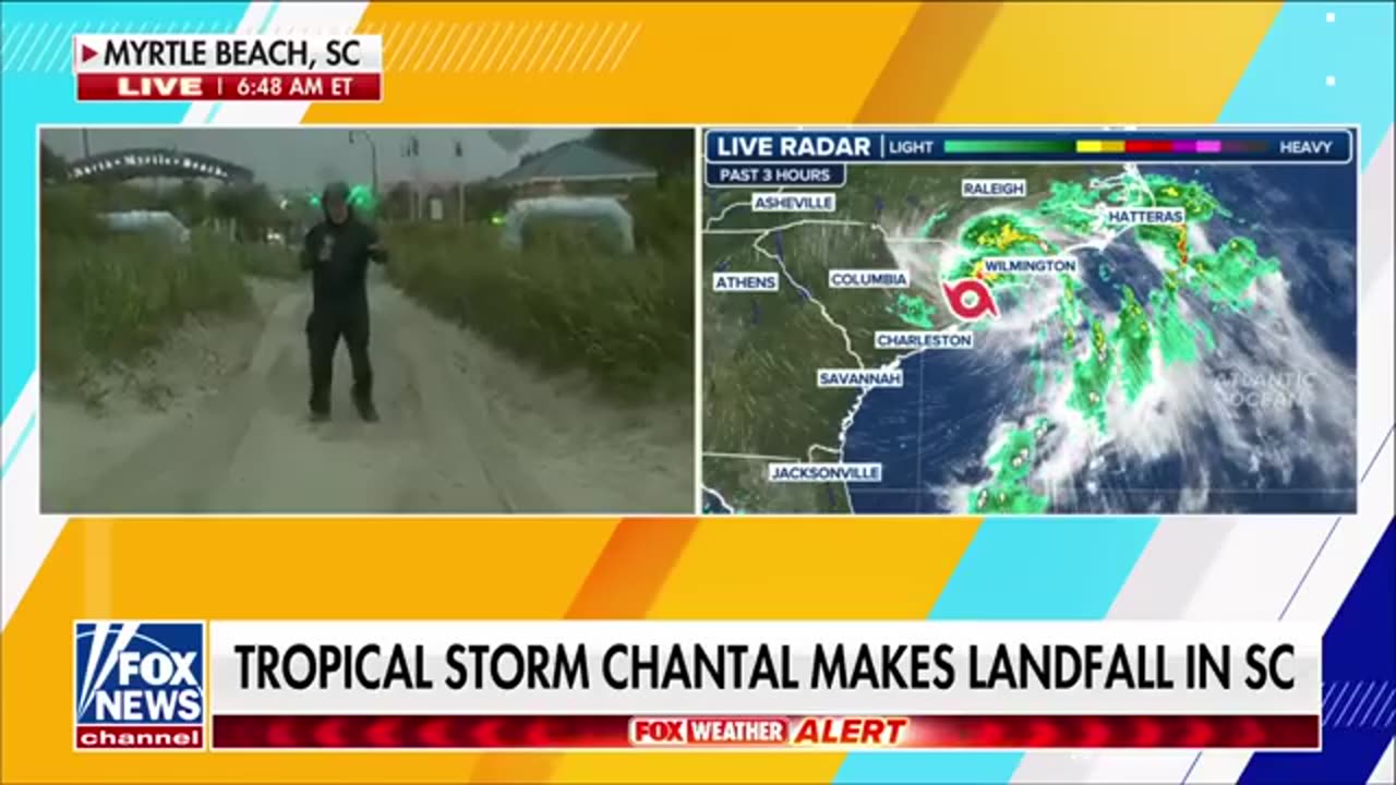 Tropical storm Chantal triggers flash flood concerns in the Carolinas