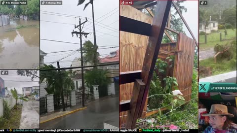 📢 Hurricane Melissa Landfall In Jamaica