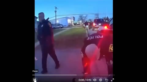 Police Throw Handcuffed Man To Ground & They Ask Why He Fell - Back The Blue