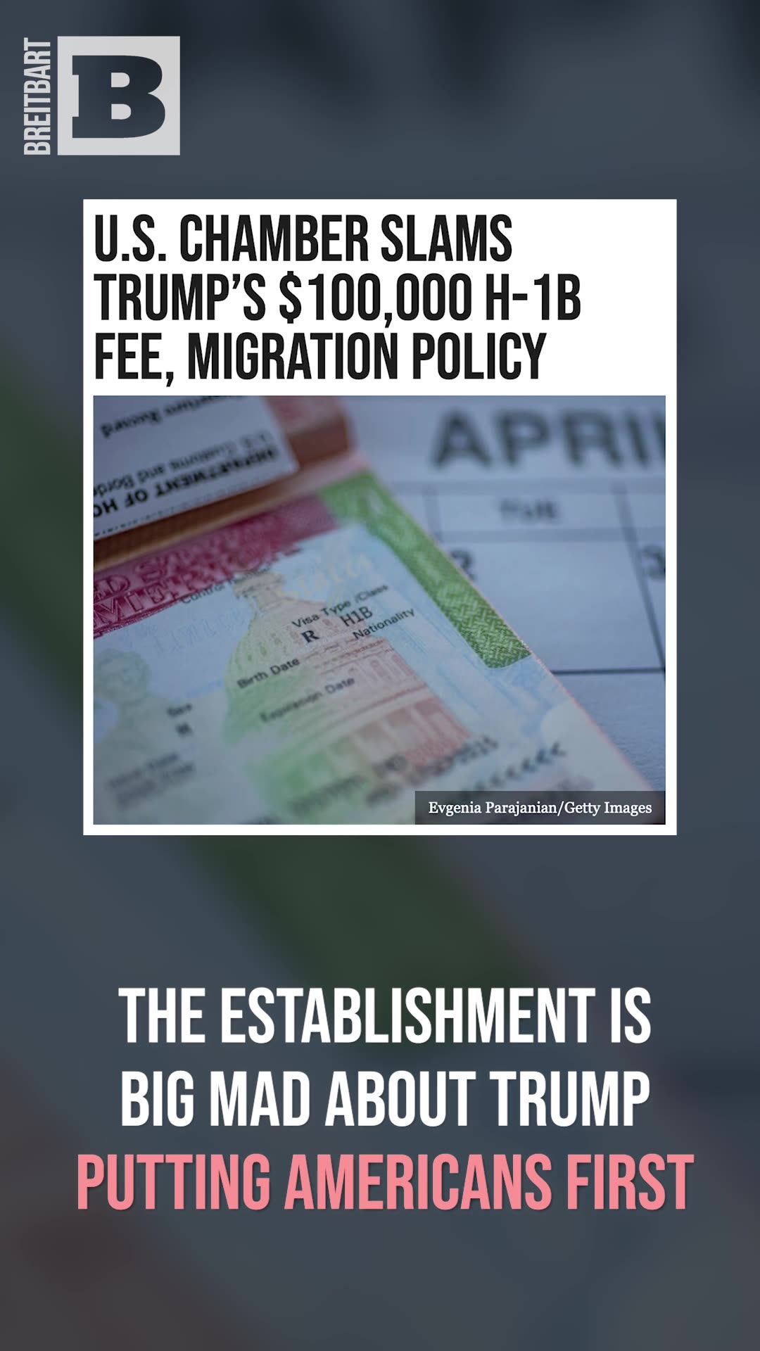 The Establishment Is Big Mad About Trump Putting Americans First