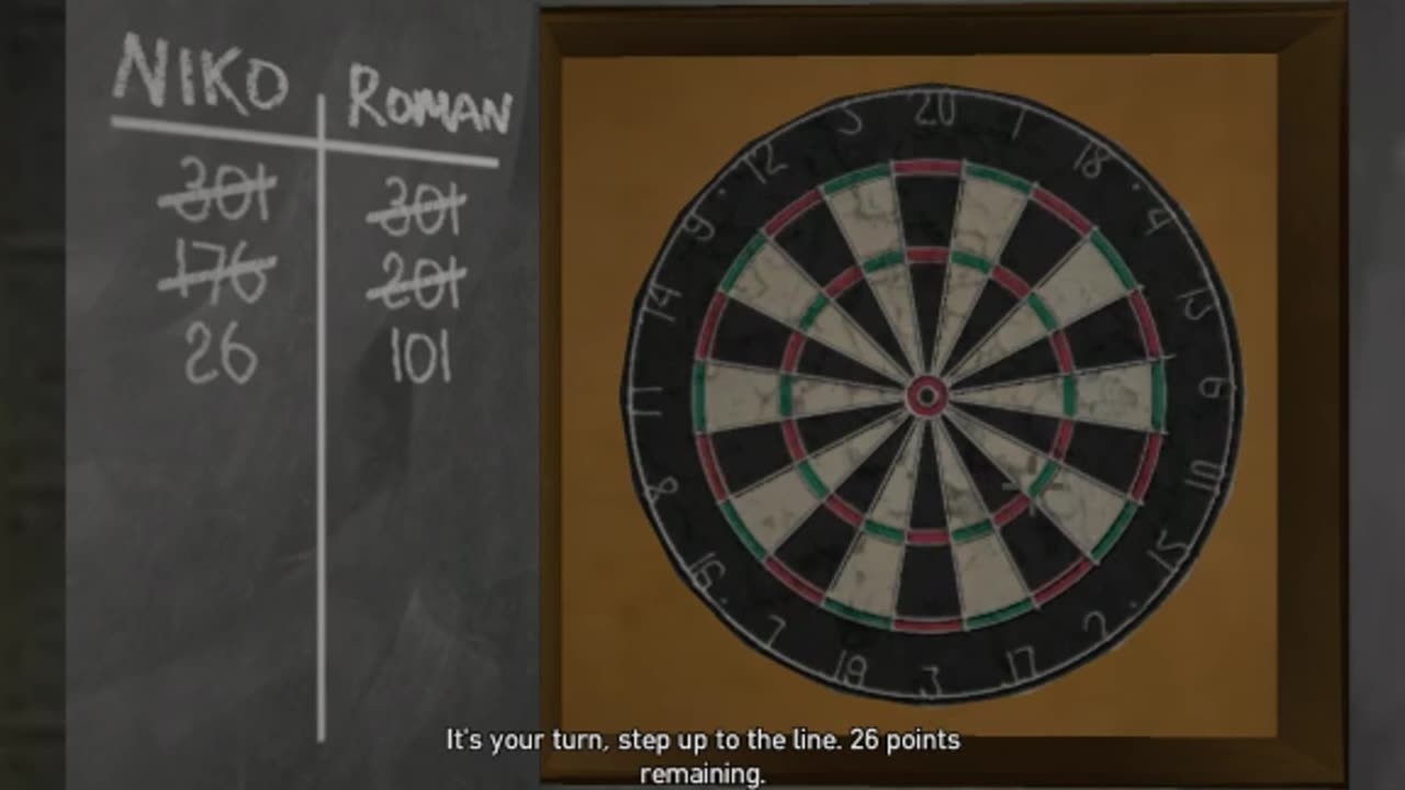 darts with Roman