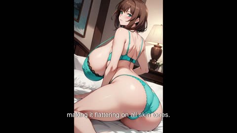 NSFW Turquoise bra and Panties Anime