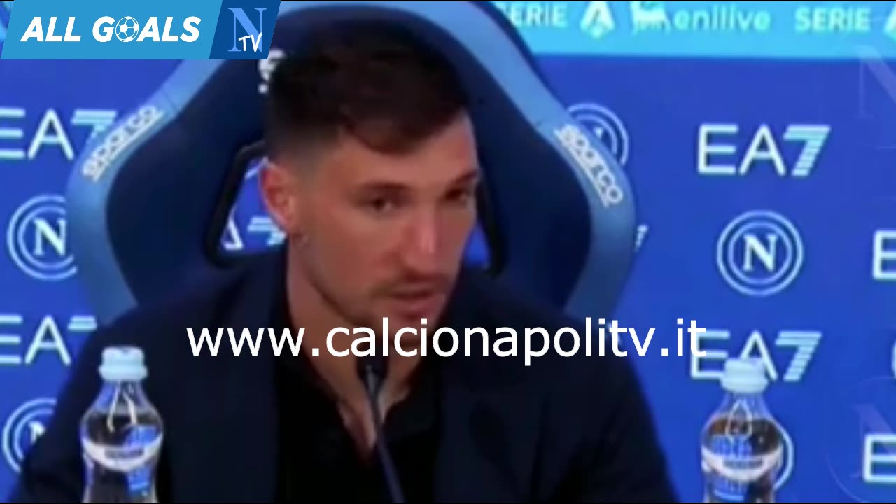 Napoli-Torino 2-0 27/4/25 conferenza stampa Matteo Politano