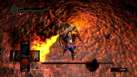 Melee only/no damage Gwyn, Lord of Cinder (Dark Souls: Remastered)
