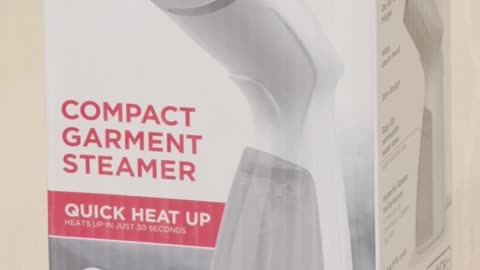 Compact Handheld Steamer Removes Wrinkles from Fabrics, Clothing and Upholstery Home & Kitchen