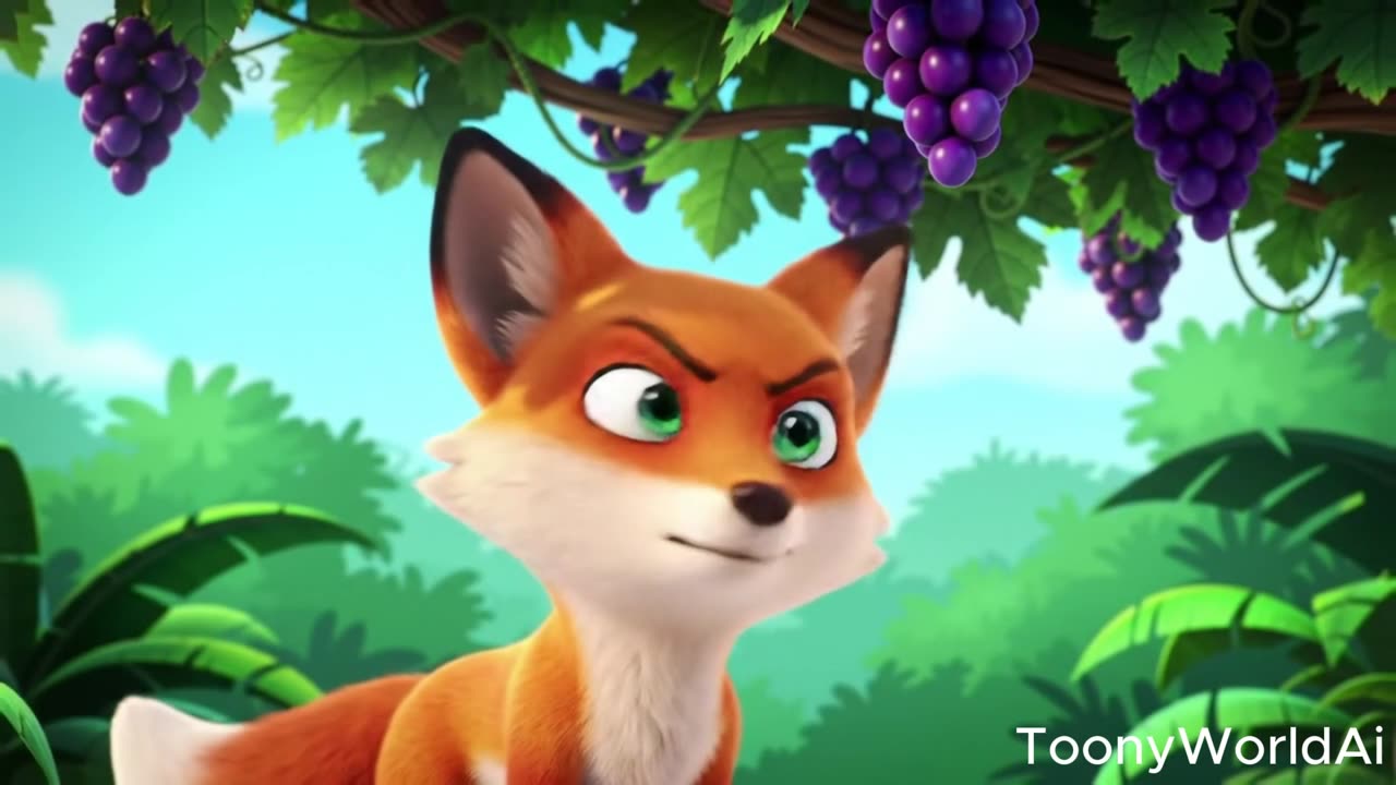 Grapes Are Sour | শিয়াল আর আঙুর | নৈতিক ছড়া গল্প | বাংলা শিশুতোষ কার্টুন গান | ToonyWorldAi