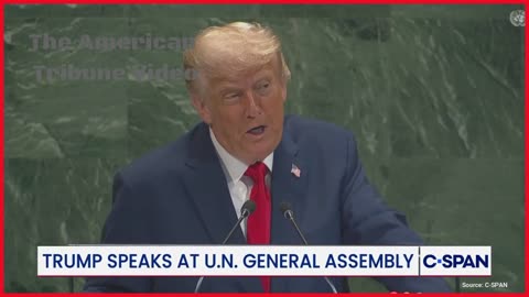 WATCH: Trump Hammers the UN for Funding the Invasion of America