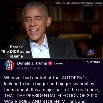A STUTTERING Barack “the DICKtraitor” oBama explains how he will govern his 3rd term!!!