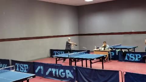 Funny table tennis fail