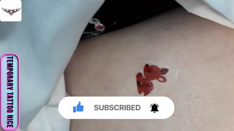 baby bamby temporary tattoo sticker magic