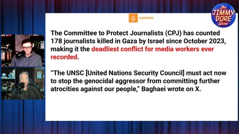 Iranian TV station bombed during live broadcast by Israel killing journalists▮The Jimmy Dore Show
