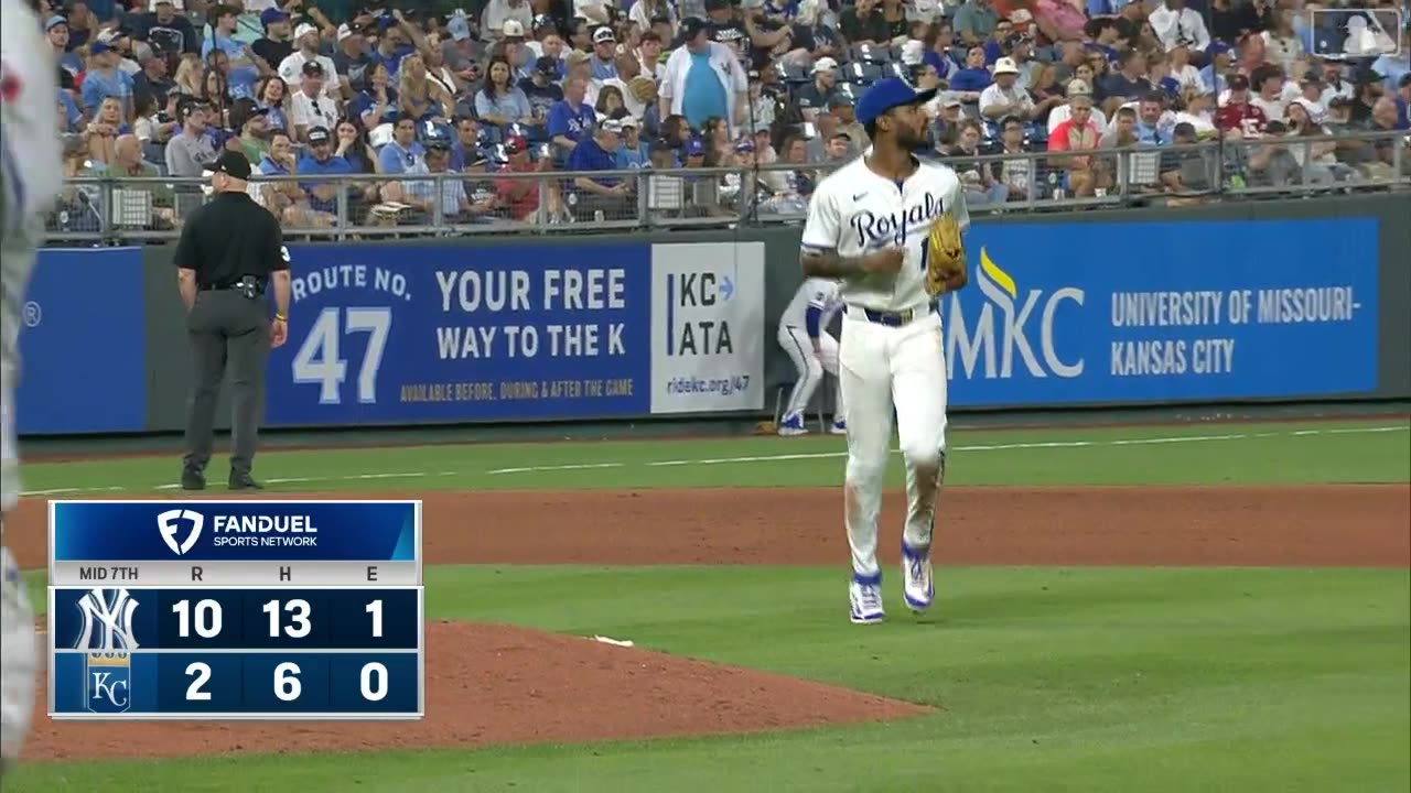 Maikel García dando cátedra en la tercera base