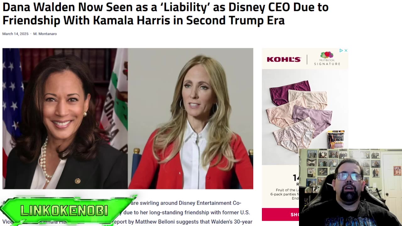 Disney's Decision Of Dana Walden Being The Owner Discussed About Her Involvement With Kamala Harris