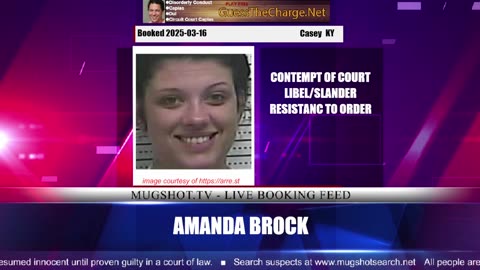 Mugshot TV - Live Arrest Booking Video Stream