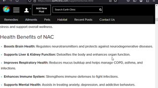 N-Acetyl Cysteine (NAC) for Lung, Liver, and Kidney Issues
