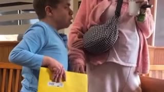 Black man tries to bully special needs person and caretaker for allegedly using racial slur