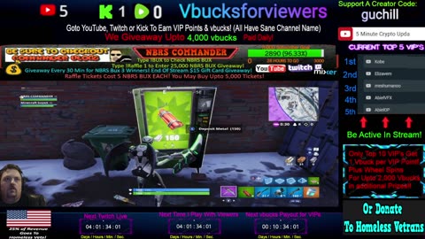 Playing Old OG Fortnite Footage! 🎉3,500+ Vbucks Giveaway Daily!