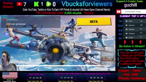 Playing Old OG Fortnite Footage! 🎉3,500+ Vbucks Giveaway Daily!