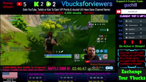 Playing Old OG Fortnite Footage! 🎉3,500+ Vbucks Giveaway Daily!