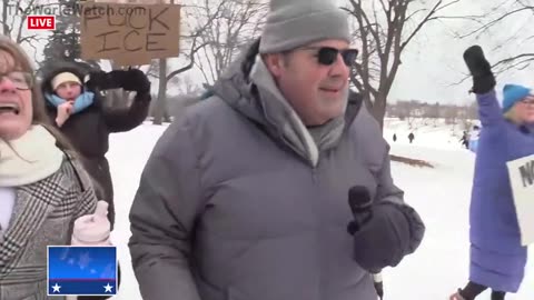 REPORTER GETS HECKLED: "THIS IS THE STATE OF THE US RIGHT NOW"