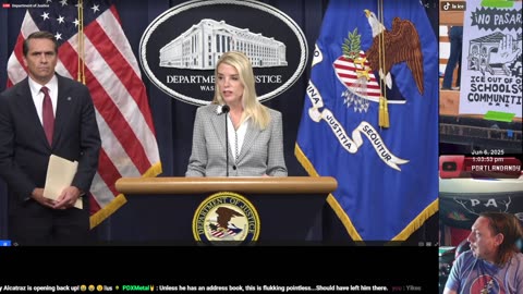 🔴 Pam Bondi Press Conference
