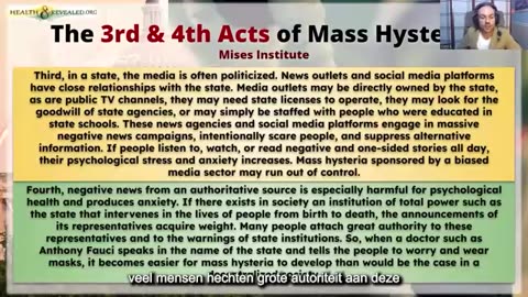 HEALTH REVEALED - The Psychology of Statism - PART THREE (Dutch/NL Subs)