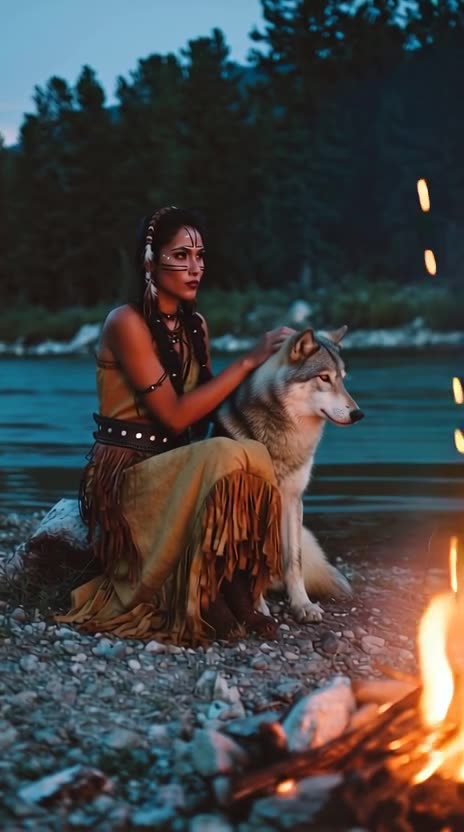 The video is made with AI, it may be artificial