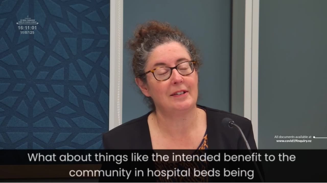 Helen Petousis Harris Testifies to Royal Commission of Inquiry