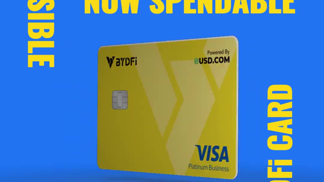 Introducing BYDFi Card 💳 | Get Yours Today 🔥 #bydfi #cryptoshorts #cryptolife #card
