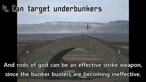WHO NEEDS BUNKER BUSTERS WHEN YOU HAVE THE RODS OF GOD