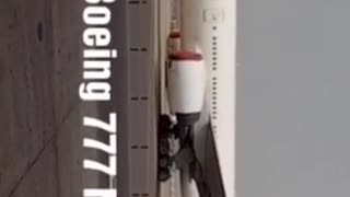 Funny Parked Boeing #B777 With No Painting #Aviation #AeroArduino