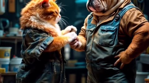 cat struggle time