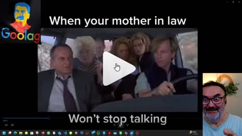 When your mother in low wont stop talking