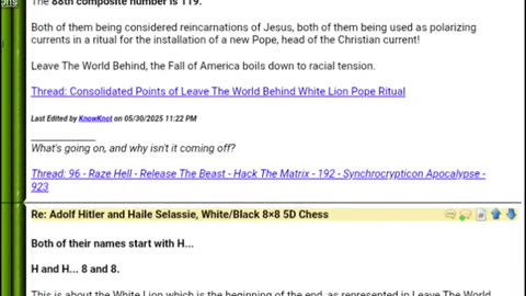 Hitler and Haile Selassie, NWO Energy Dynamics, 5D Chess
