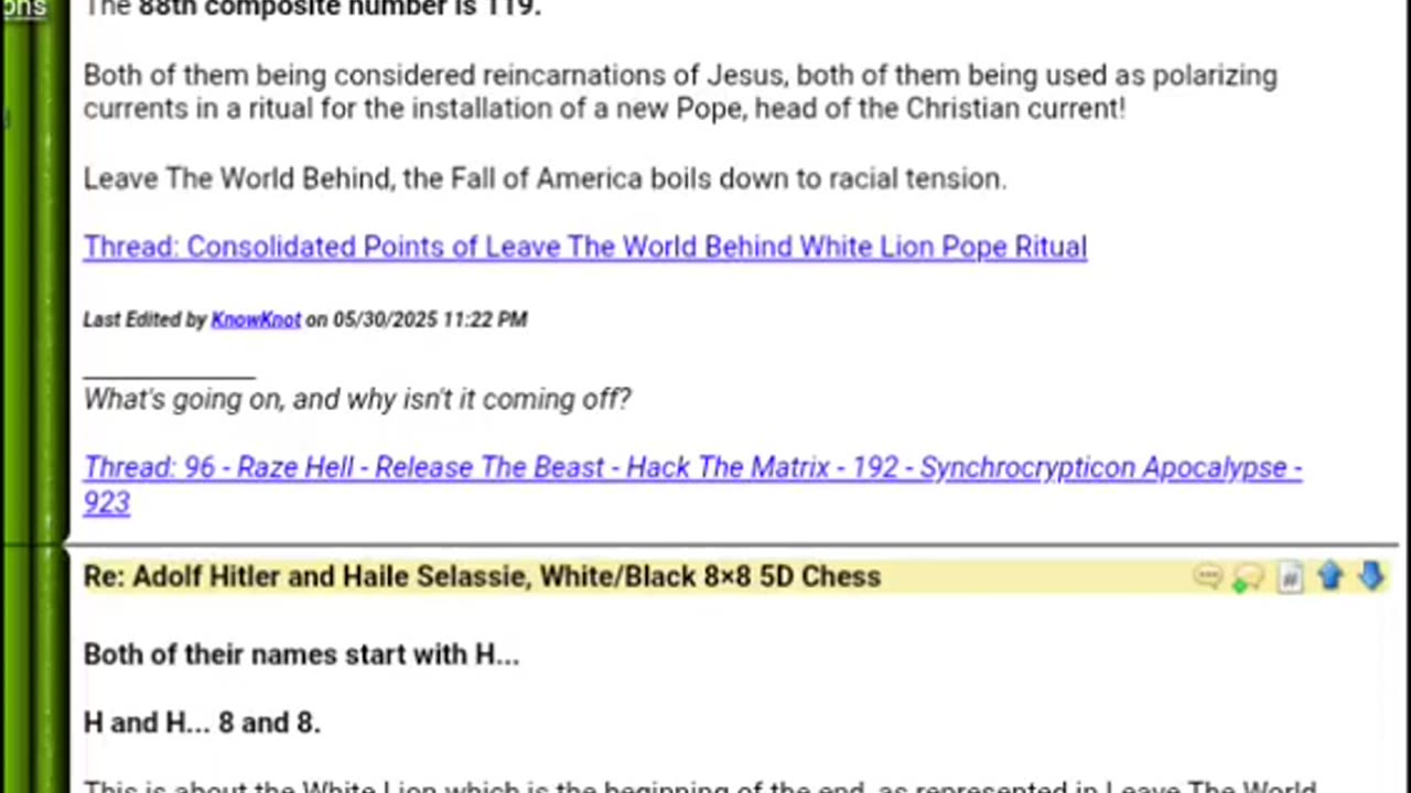 Hitler and Haile Selassie, NWO Energy Dynamics, 5D Chess